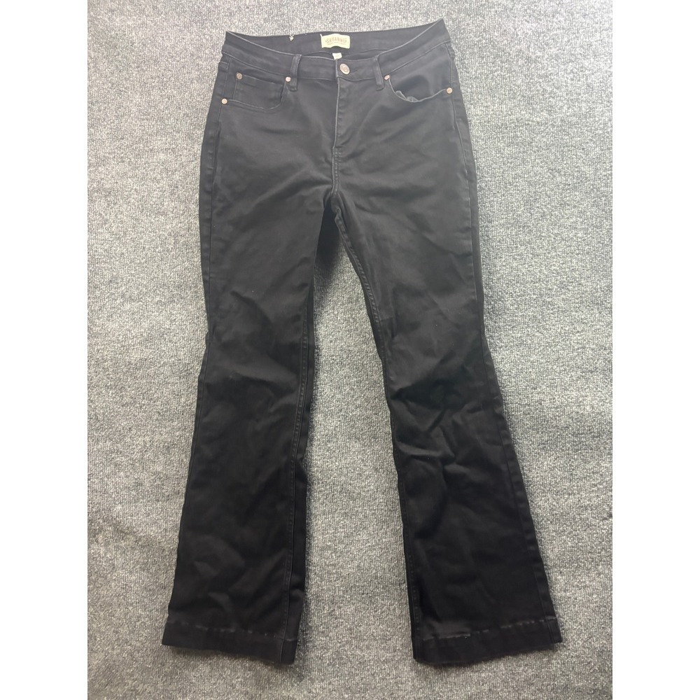 Shyanne Bootcut Jeans Women 32 Short Black Western V-Stitch Denim
